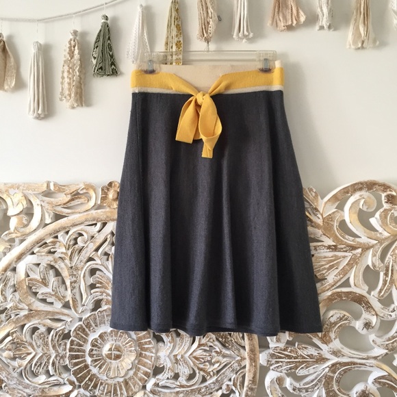 Anthropologie Dresses & Skirts - Anthropologie Girls From Savoy Gray Wool Skirt